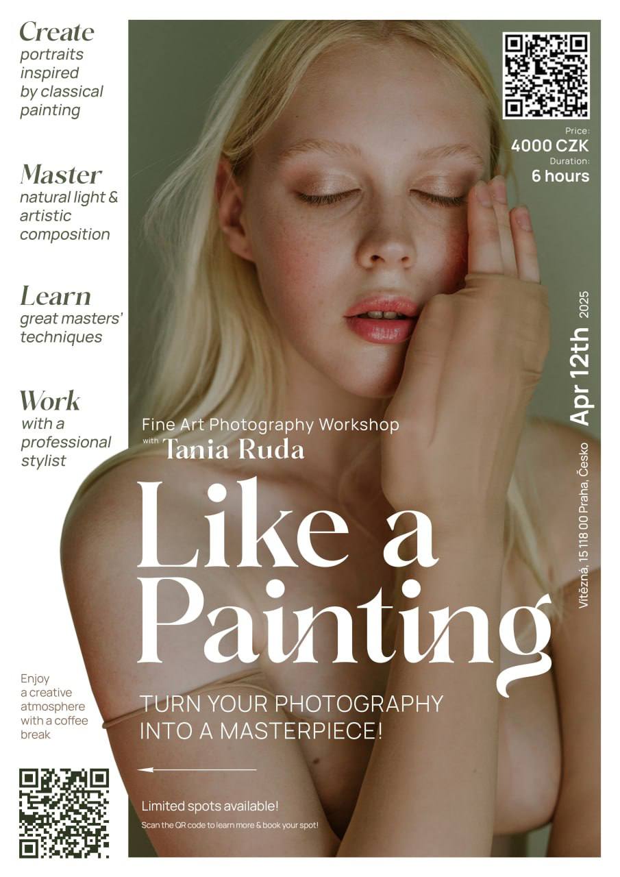 Like a Painting — Fine Art Photography Workshop (Prague, 2025)